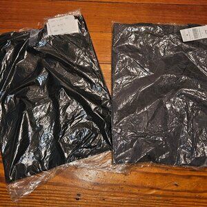 Barneys NY T-shirts (2) Black Crew Neck & Charcoal Gray V-Nech {Sz Sm]